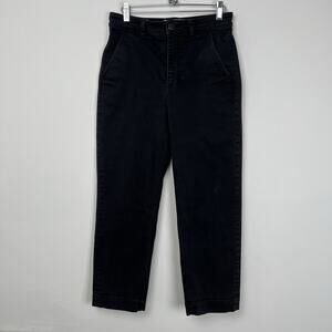 Everlane Women's Size 4 Jeans Charcoal Black Cropped Straight Regular‎ High Rise